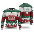 FUNSTUFFPRINT Corgi Dog All I Want For Christmas Ugly Christmas Sweater, Custom Corgi Christmas sweatshirt, Christmas gifts Ugly Sweater