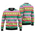 FUNSTUFFPRINT Festive Christmas Pattern Sweater, Ugly Sweater For Men & Women, Perfect Outfit For Christmas New Year Autumn Winter Ugly Sweater