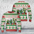 FUNSTUFFPRINT Merry Christmas Cactus Ugly Christmas Sweater For Men And Women, Christmas Gift, Christmas Winter Fashion Ugly Sweater