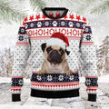 FUNSTUFFPRINT Merry Xmas Dog Lover Special Pug Awesome Gift For Christmas Ugly Christmas Sweater Ugly Sweater