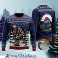 FUNSTUFFPRINT Bigfoot Santa Christmas Tree Lights Hate People Ugly Sweater, Christmas shirts, Christmas gift Ugly Sweater
