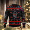 FUNSTUFFPRINT Hockey Puck Christmas Ugly Christmas Sweater, Christmas sweatshirts, Christmas gift Ugly Sweater