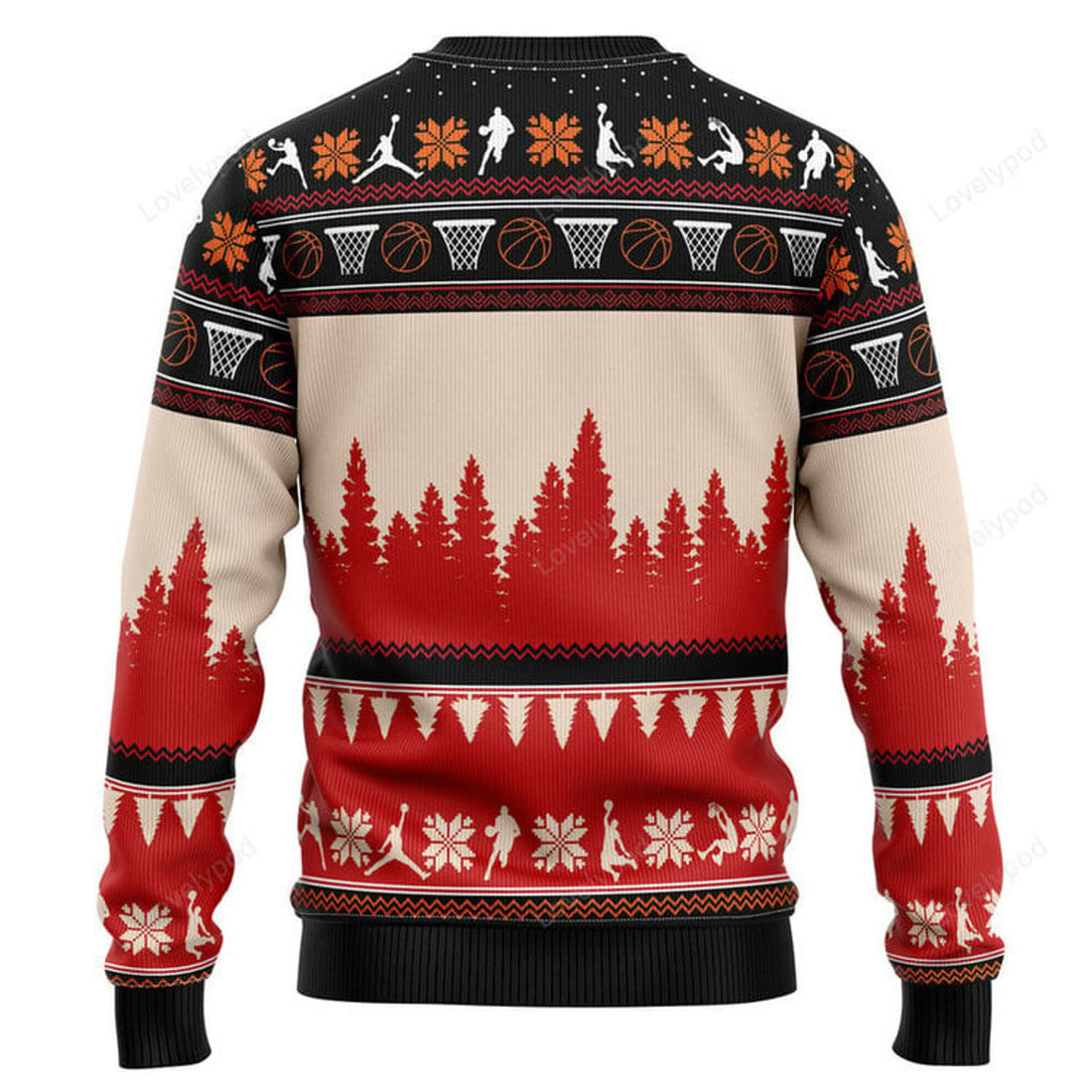 FUNSTUFFPRINT All I Want For Christmas Is More Time For Basketball Ugly Christmas Sweater, Christmas sweatshirts, Christmas gift Ugly Sweater