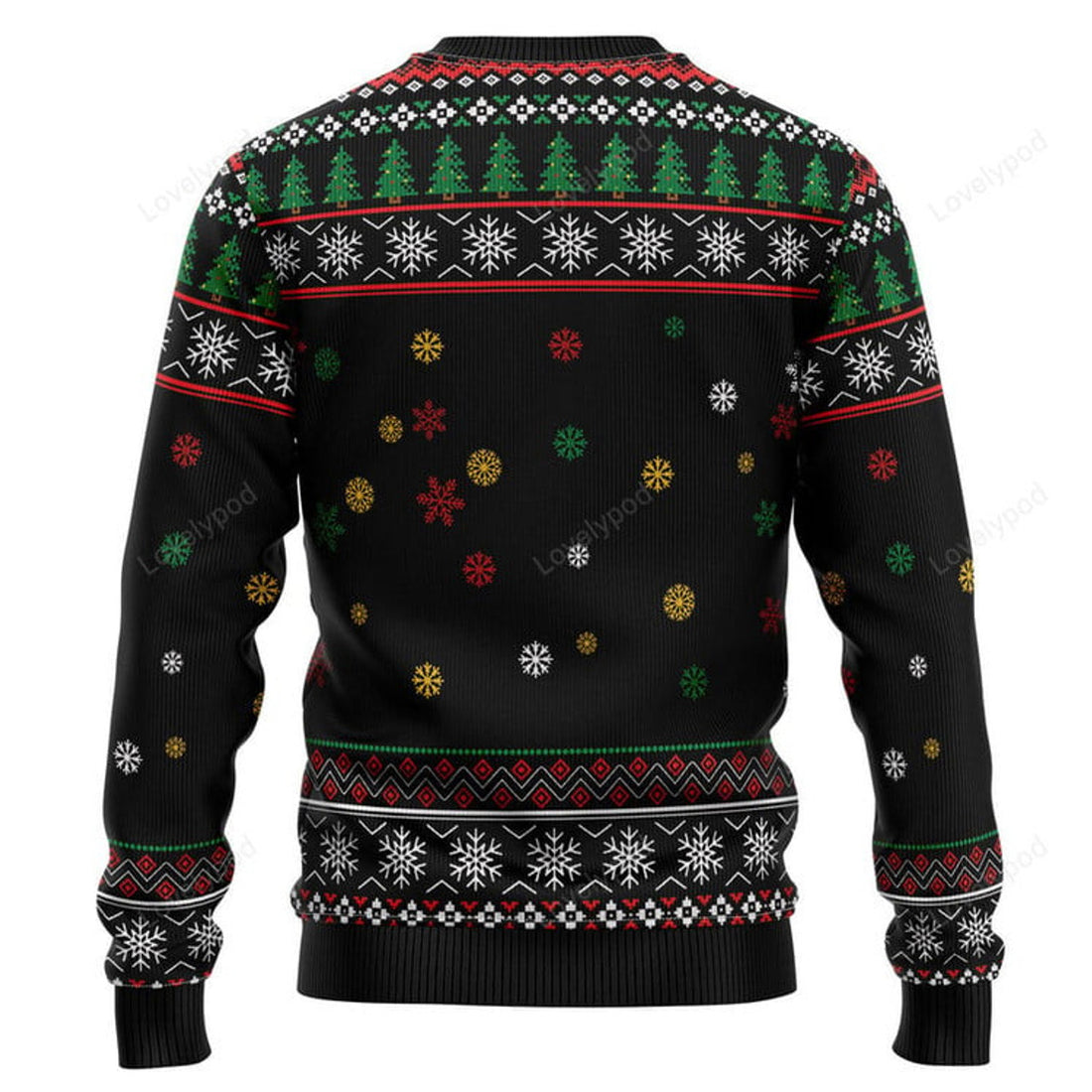 FUNSTUFFPRINT Santa And Motor Ugly Christmas Sweater, Christmas sweatshirts, Christmas gift Ugly Sweater