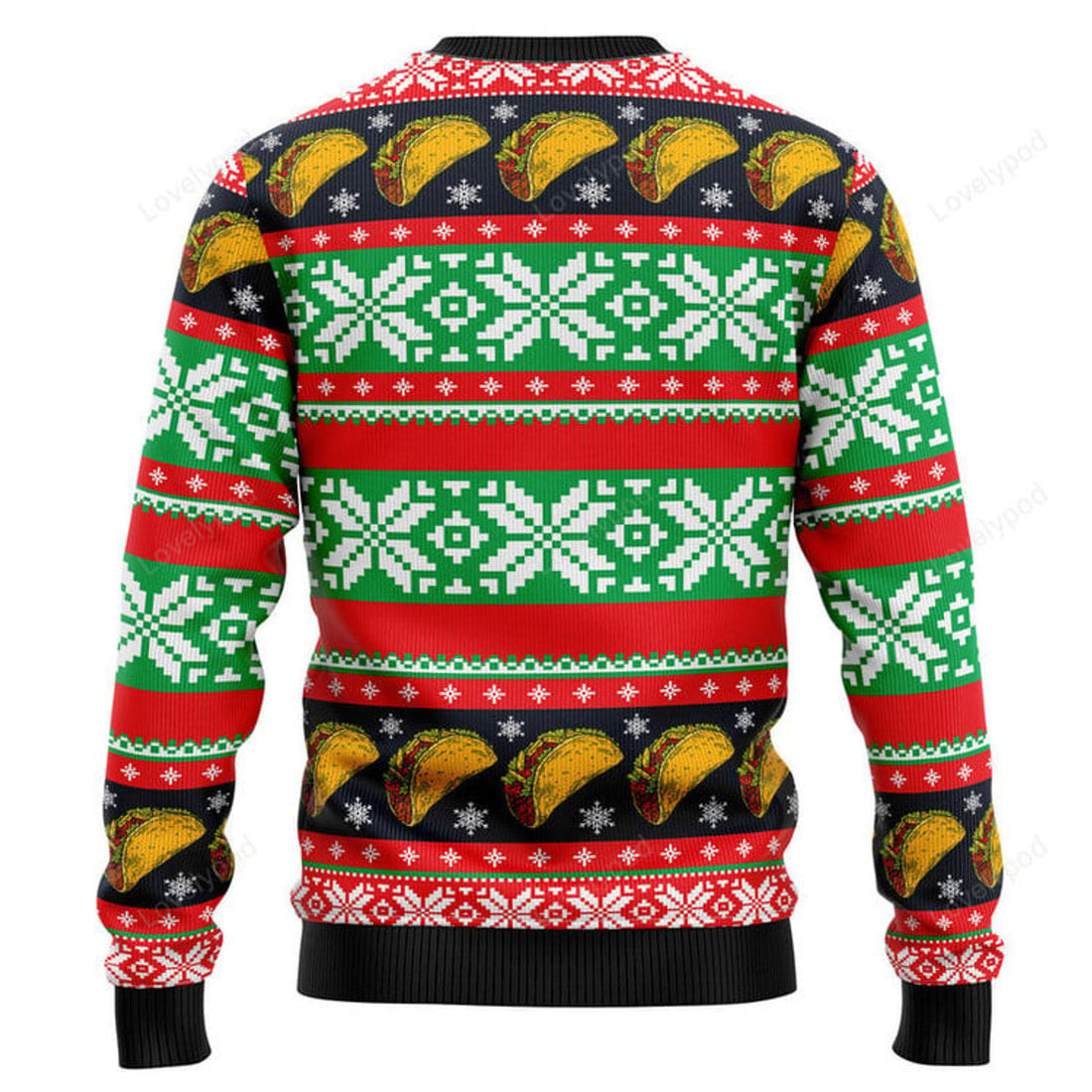 FUNSTUFFPRINT Tacos Taco Bell Ugly Christmas Sweater, Christmas sweatshirts, Christmas gift Ugly Sweater