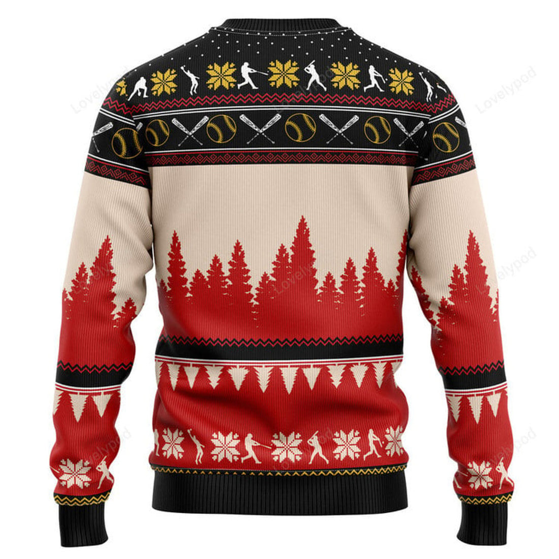 FUNSTUFFPRINT Christmas Time For Baseball Ugly Christmas Sweater, Christmas sweatshirts, Christmas gift Ugly Sweater