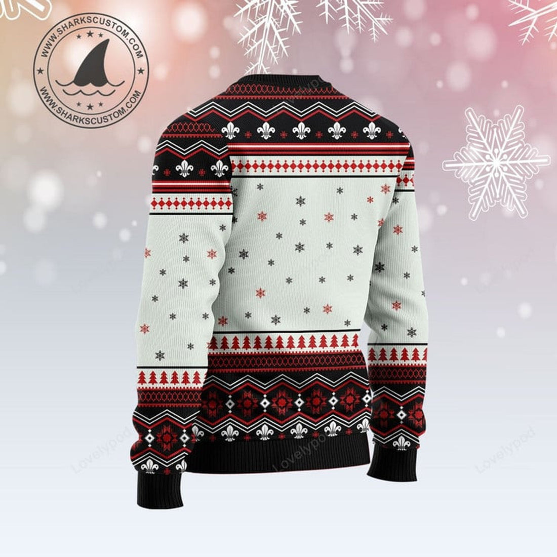 FUNSTUFFPRINT Scout Knows What Counts Ugly Christmas Sweater Ugly Sweater