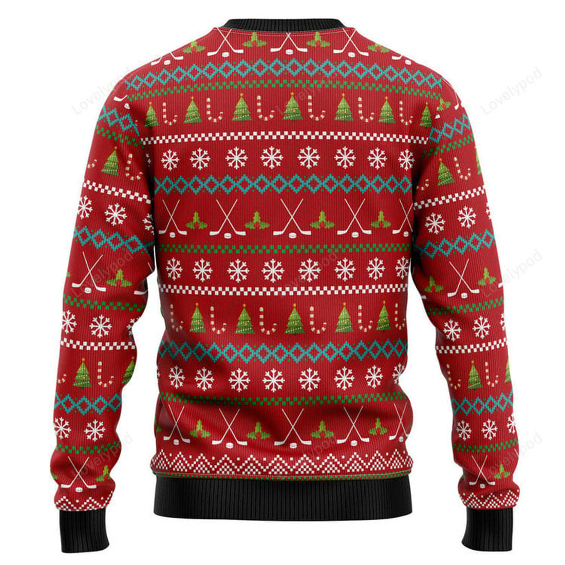 FUNSTUFFPRINT All I Want For Christmas Is Hockey Ugly Christmas sweater, Christmas sweatshirt, Christmas gift Ugly Sweater