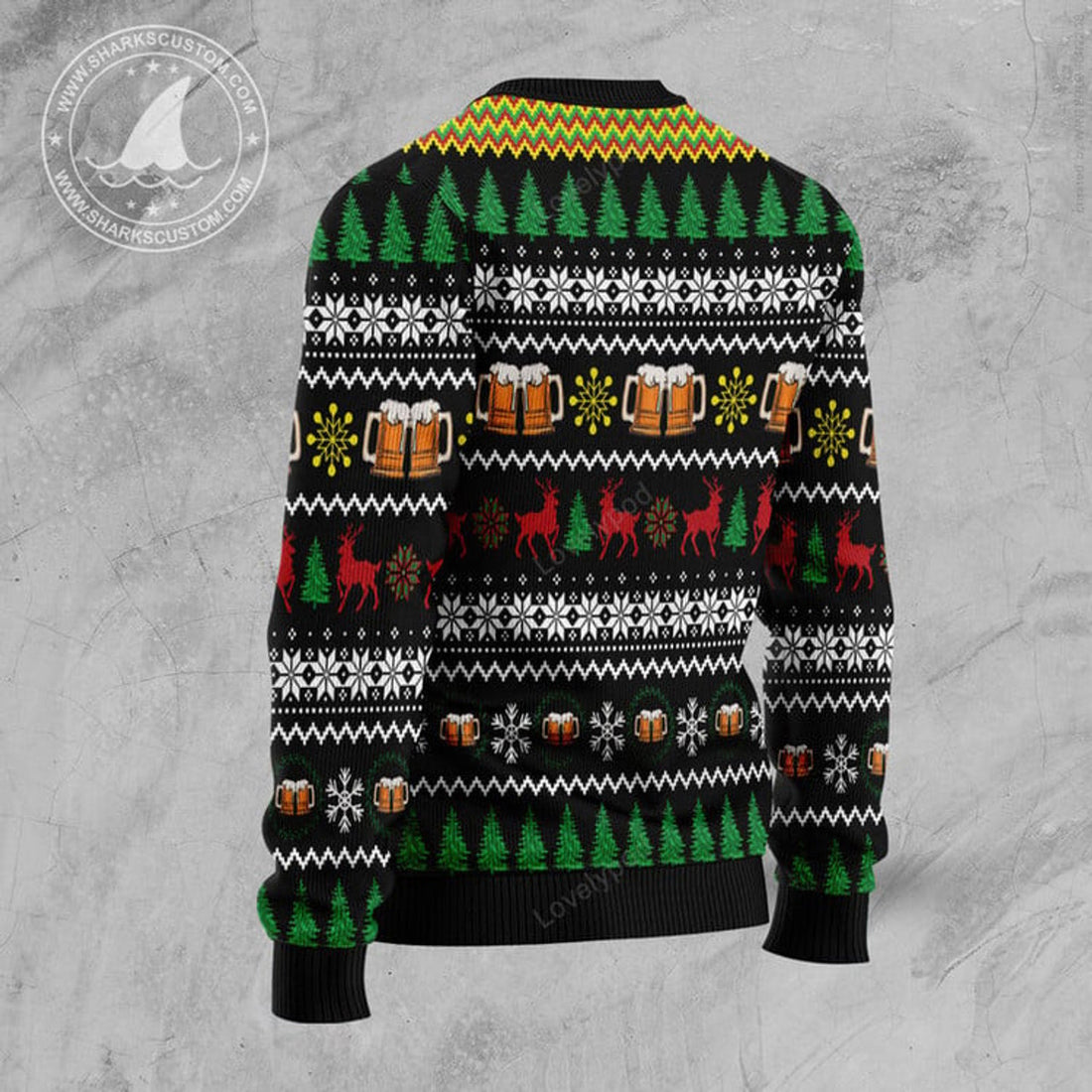 FUNSTUFFPRINT Amazing Beer Ugly Christmas Sweater, Christmas sweatshirt, Christmas gift Ugly Sweater