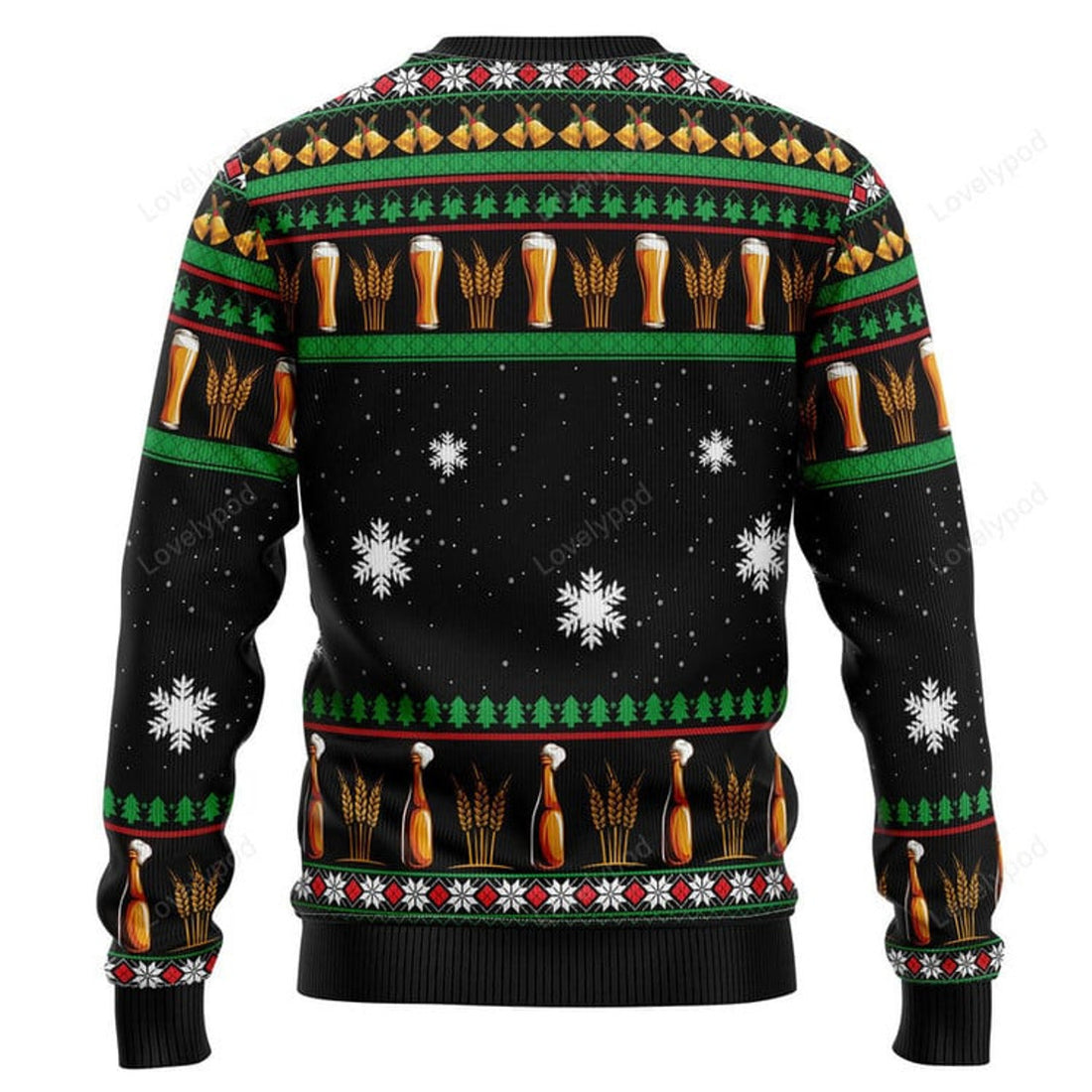FUNSTUFFPRINT Drinker Bell Ugly Christmas Sweater, Christmas sweatshirt, Christmas gift Ugly Sweater