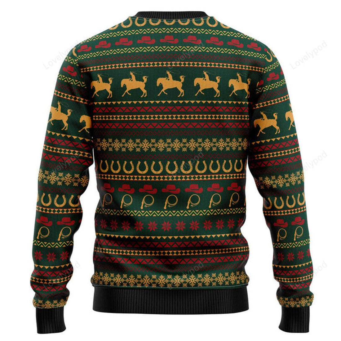 FUNSTUFFPRINT Amazing Cowboy Ugly Christmas Sweater, Christmas sweatshirt, Christmas gift Ugly Sweater
