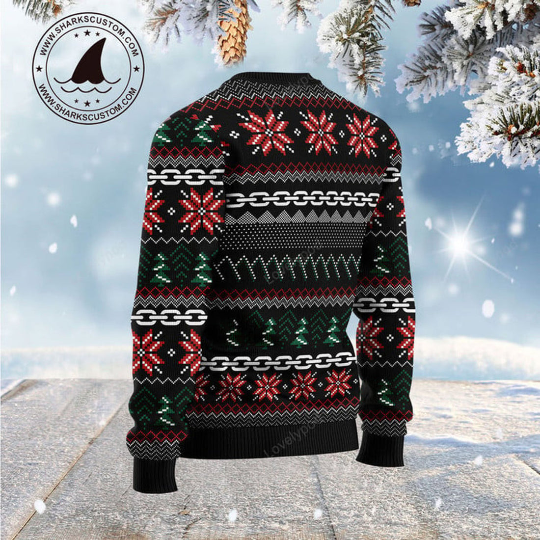 FUNSTUFFPRINT Live To Ride Motorbike Skeleton Ugly Sweater, Christmas sweatshirt, Christmas gift Ugly Sweater