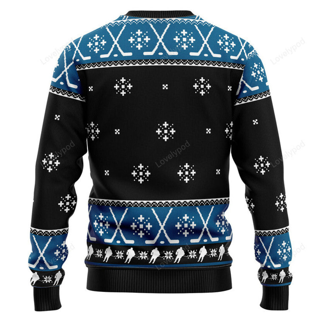 FUNSTUFFPRINT Happy Hockey day Ugly Christmas Sweater, Christmas sweatshirt, Christmas gift Ugly Sweater