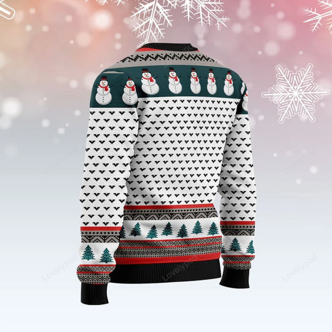FUNSTUFFPRINT Christmas Tea Ugly Christmas Sweater, Christmas ugly sweatshirt, Christmas gifts Ugly Sweater
