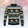 FUNSTUFFPRINT Cowboy Cactus Ugly Christmas Sweater, Christmas ugly sweatshirt, Christmas gifts Ugly Sweater