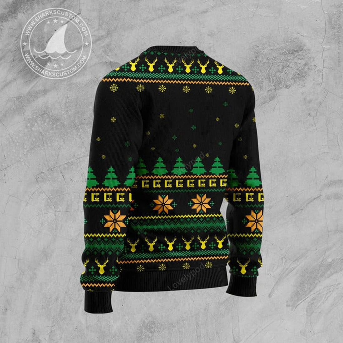 FUNSTUFFPRINT Let's Get Baked Christmas Ugly Christmas Sweater, Christmas ugly sweatshirt, Christmas gifts Ugly Sweater