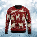 FUNSTUFFPRINT Labrador Retriever Xmas Ugly Christmas Sweater, Christmas ugly sweatshirt, Christmas gifts Ugly Sweater