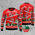 FUNSTUFFPRINT Firefighter Ugly Christmas Sweater, Xmas ugly sweatshirt, Christmas gifts for Firefighter Ugly Sweater