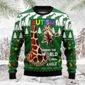 FUNSTUFFPRINT Giraffe Autism unisex womens & mens, Christmas shirts, Christmas gift for him, her Ugly Sweater