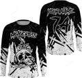 FUNSTUFFPRINT Custom MX Jersey Men Women Motocross Racing Shirt Skull Biker Motorcycle 3D Long Sleeve T-Shirt