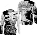 FUNSTUFFPRINT Custom Skull MX Jersey Motocross Kids Adult Personalized Dirt Bike Off-Road Motorcycle Shirt 3D Long Sleeve T-Shirt