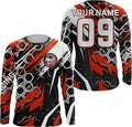 FUNSTUFFPRINT Custom Motocross Racing Adult&Kid Biker Live to Ride Off-Road MX Shirt 3D Long Sleeve T-Shirt