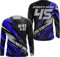 FUNSTUFFPRINT Custom Motocross Jersey for Kid Men Women Off-Road Dirt Bike MX Racing Shirt 3D Long Sleeve T-Shirt