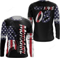 FUNSTUFFPRINT Custom MotoGirl Personalized Jersey Patriotic Motocross Girl Dirt Bike Riding Shirt Women Bikers 3D Long Sleeve T-Shirt
