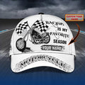 FUNSTUFFPRINT 3D Classic Cap Motorcycle Racing Personalized Name Cap
