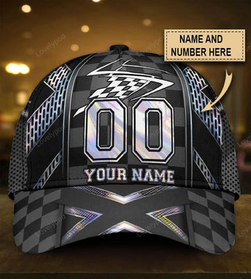 FUNSTUFFPRINT Racing Custom Classic Cap for men, Racing hats, gift for racing lover