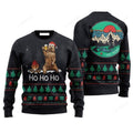 FUNSTUFFPRINT Christmas Bear Sweater Hohoho, Ugly Sweater For Men & Women, Perfect Outfit For Christmas New Year Autumn Winter Ugly Sweater