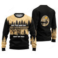 FUNSTUFFPRINT Beer Sweater You See Kay Why Oh You, Ugly Sweater For Men & Women, Christmas gifts Ugly Sweater