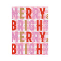 FUNSTUFFPRINT Merry Bright Velveteen Plush Blanket
