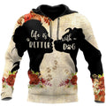 FUNSTUFFPRINT Pitbull Dog 3D Hoodie and Zip Hoodie