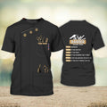 FUNSTUFFPRINT Funny Barber Shirt Custom, Barber Hourly Rate Barber Stylist Barber Shop Uniform Black 3D T-shirt