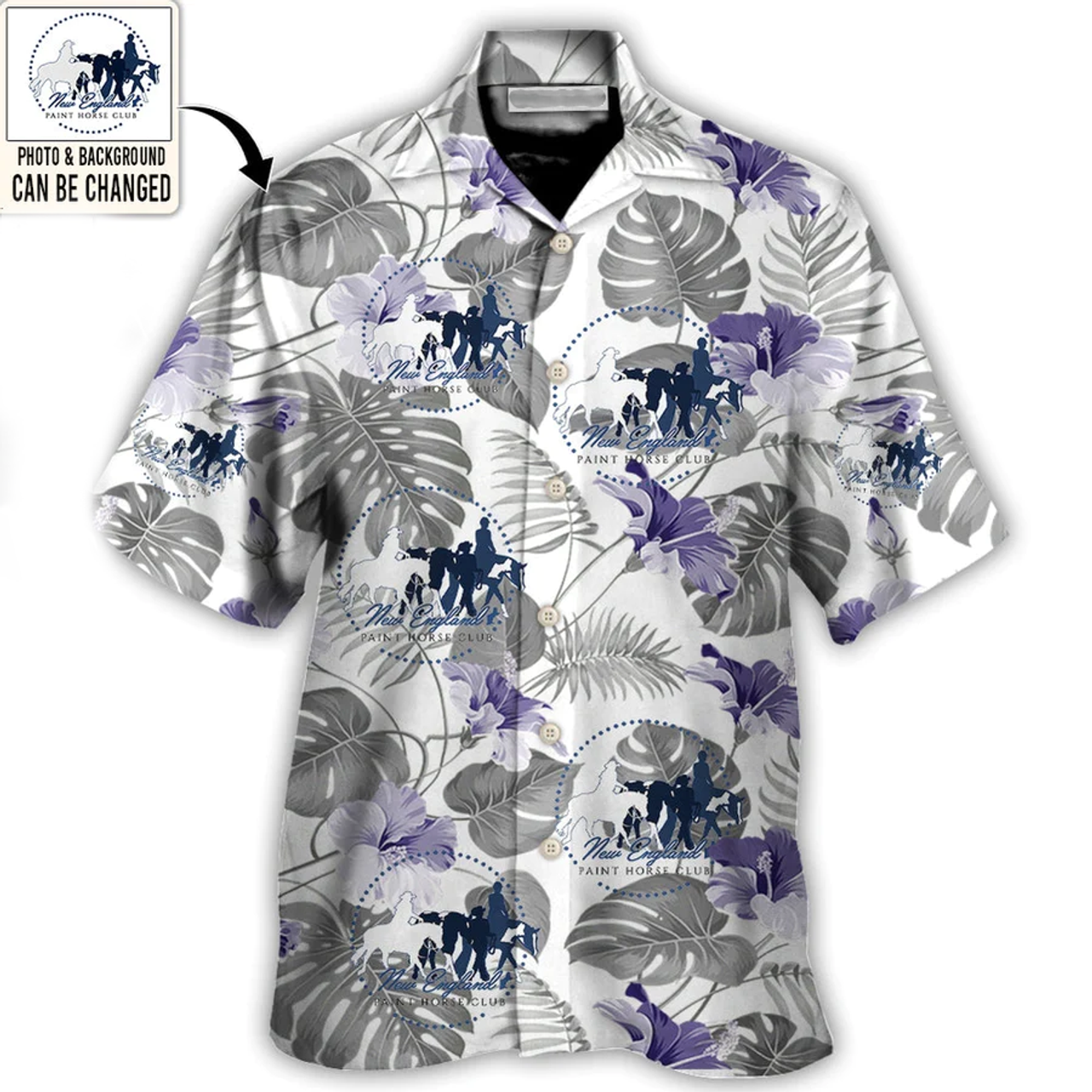 Custom Horse Club You Want Tropical Style Custom Photo - Hawaiian Shirt - Personalized Photo Gifts, Shirt for Horse Club