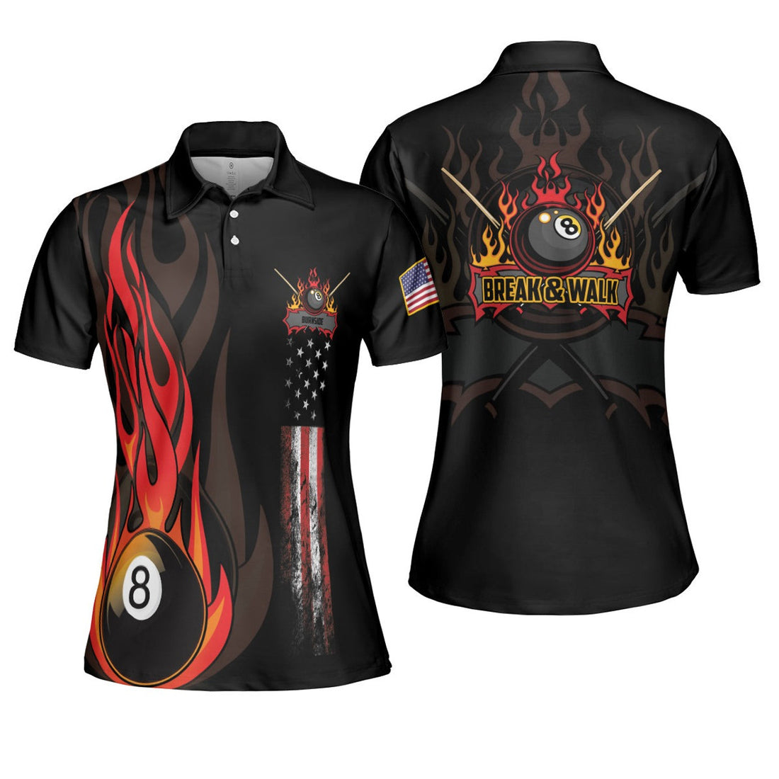 Custom Personalized Don Burnside Custom Short Sleeve Women Polo Shirt, Best Gift For Women , Polo Shirt Gift For Ladies