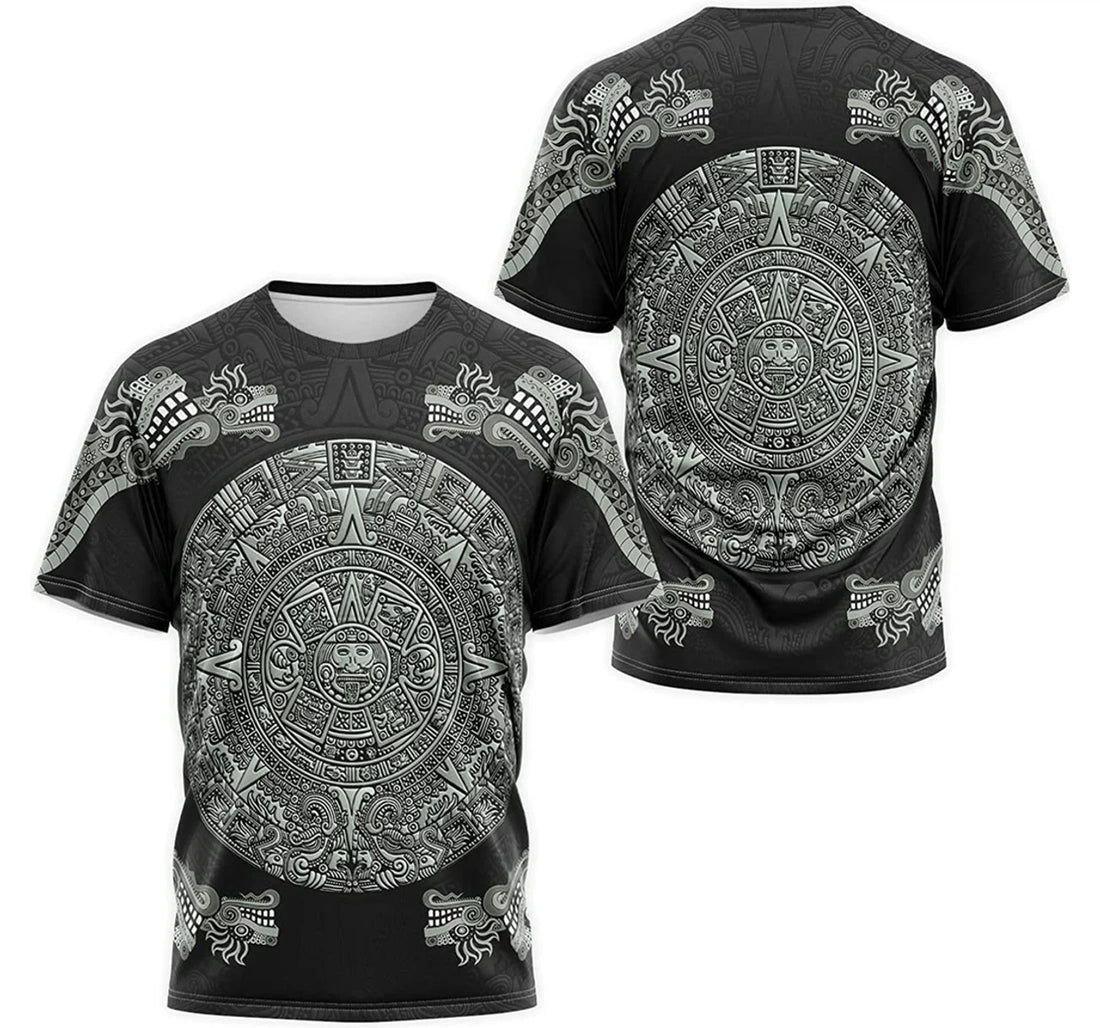 FUNSTUFFPRINT Personalized T-Shirt, Hoodie - Mexican Aztec Ancient Mayan Pattern 3D T-shirt