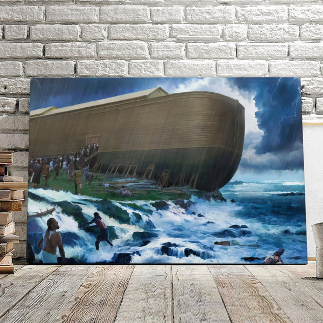 Why God Shut the Door - Christ Pictures - Christian Canvas Prints - Faith Canvas - Gift For Christian 