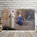 Luke 1:26-28 NTE - The Annunciation Of The Birth of Jesus - Jesus Watching Birds - Jesus Canvas - Jesus Poster - Christian Canvas Prints 