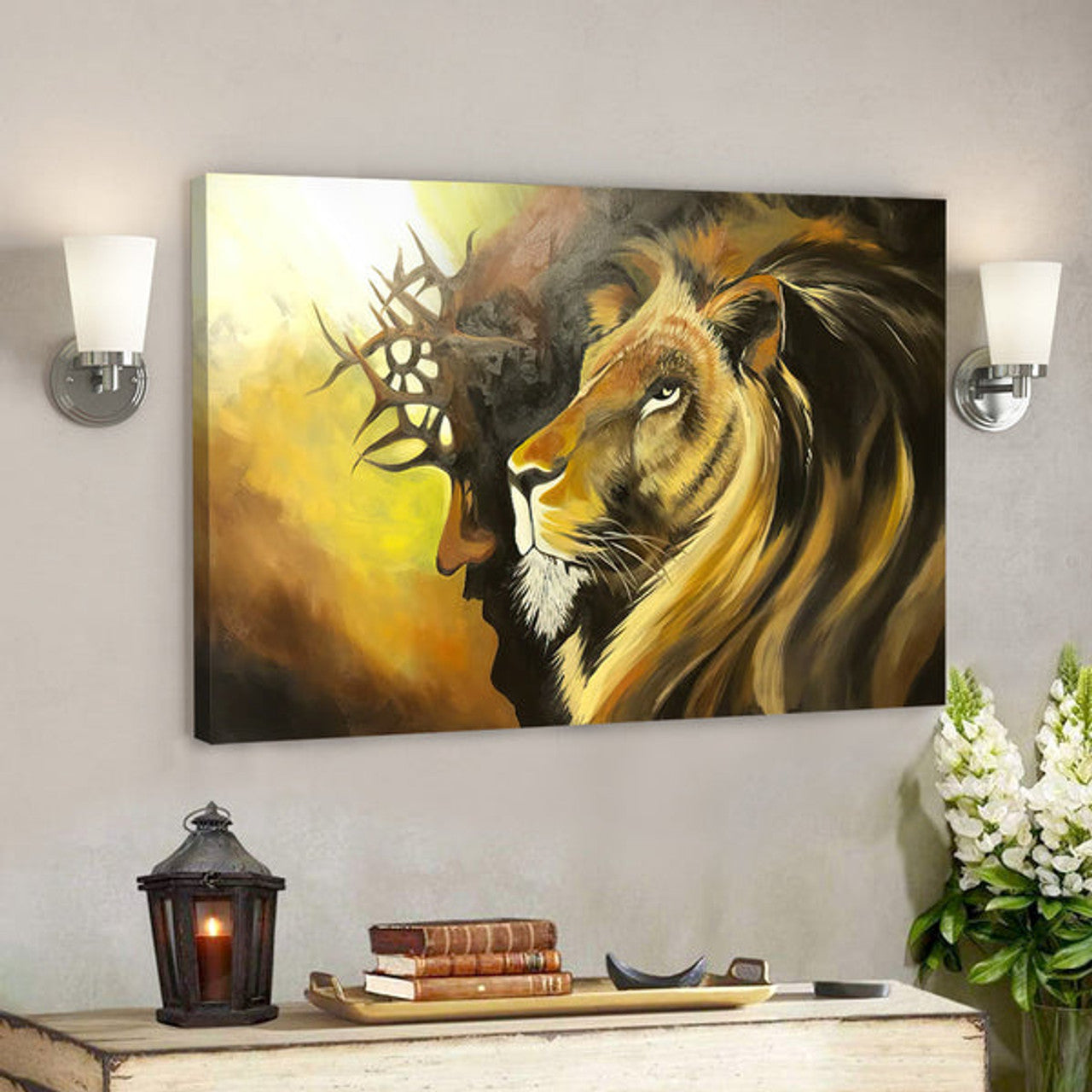 Lion Of Judah Pictures - Jesus Canvas - Jesus Wall Art - Christ Pictures - Christian Canvas Prints - Faith Canvas - Gift For Christian 