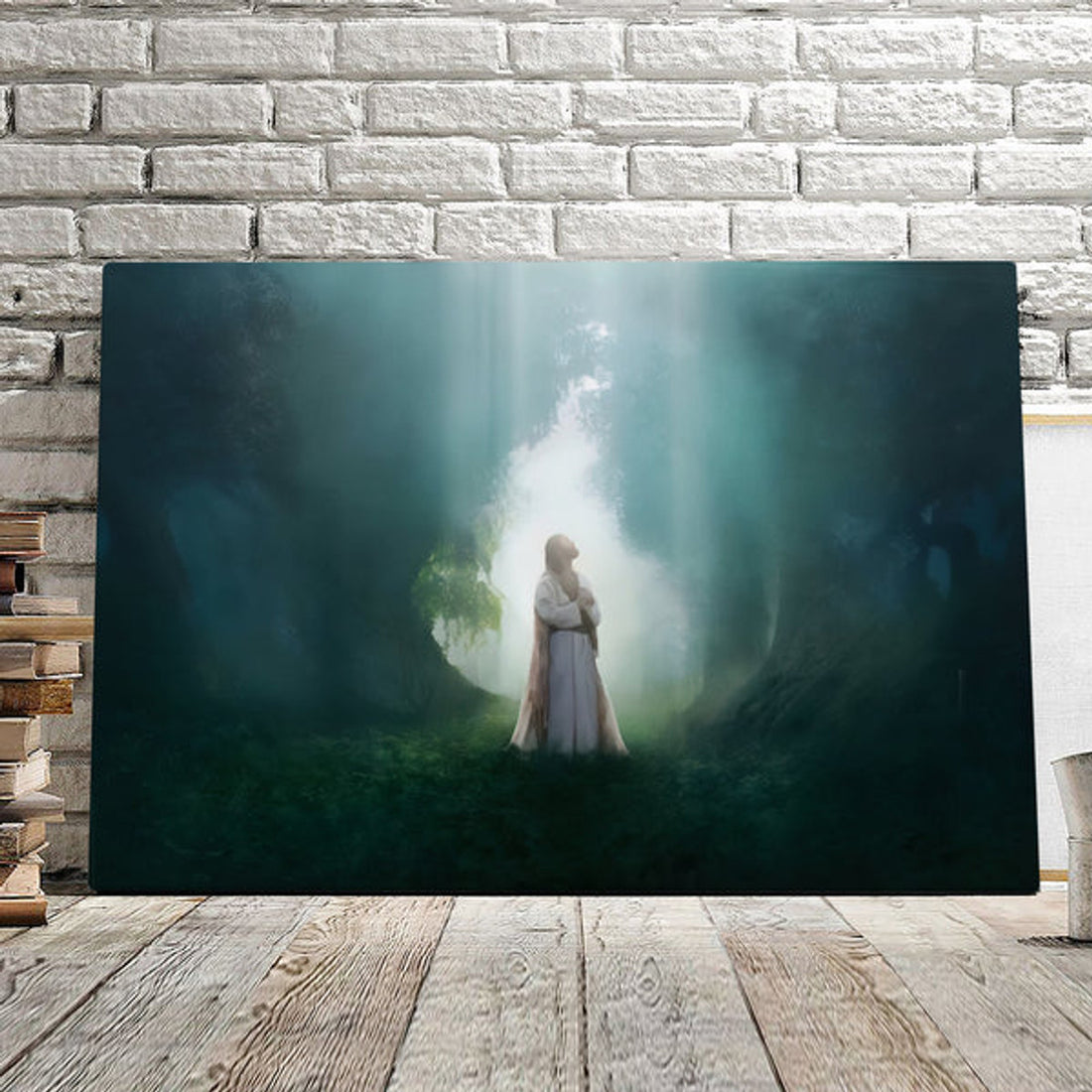 Lightweave - Jesus Canvas Poster - Christian Canvas Prints - Faith Canvas 