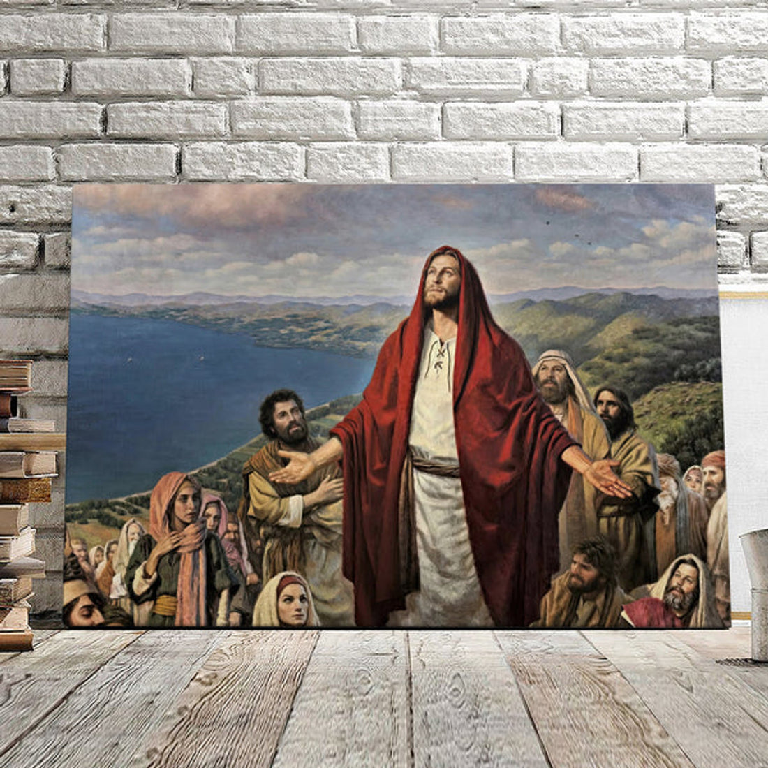On Earth As It Is In Heaven - Jesus Picture - Jesus Canvas Poster - Christian Canvas Prints - Faith Canvas 