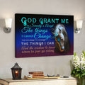 Scripture Wall Decor - Jesus Canvas Art - Wall Art - God Grant Me Canvas Poster 