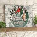 A Hug Sent From Heaven - Cardinal Bird - Christian Canvas Prints - Faith Canvas - Bible Verse Canvas 