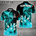 Custom Flame Phoenix Bowling And Pins Customized Name 3D Shirt, Gift For Bowling Lovers
