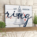 Let Freedom Ring - Bell - Fourth Of July Paintings - Independence Day Canvas Wall Art 