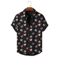 Personalized Flag Pattern Holiday Short Sleeve Shirt, 4th of july hawaiian shirt