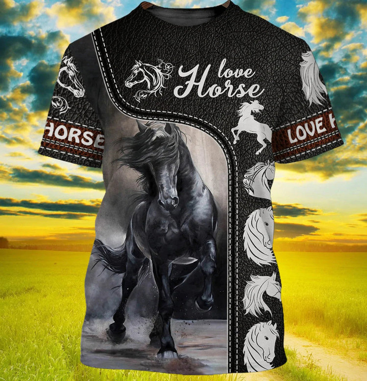Black Horse 3D Full Print Hoodie For Men And Woman, Sublimation Horse Shirts, For Horse Lover
