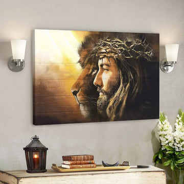 Lion Of Judah - Jesus Canvas Poster - Jesus Wall Art - Christ Pictures - Christian Canvas Prints - Faith Canvas - Gift For Christian 